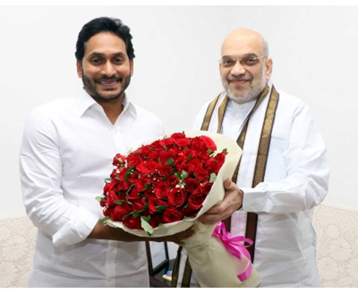 अमित शाह से मिले आंध्र प्रदेश के सीएम रेड्डी, विकास परियोजनाओं के लिए फंड जारी करने का किया आग्रह